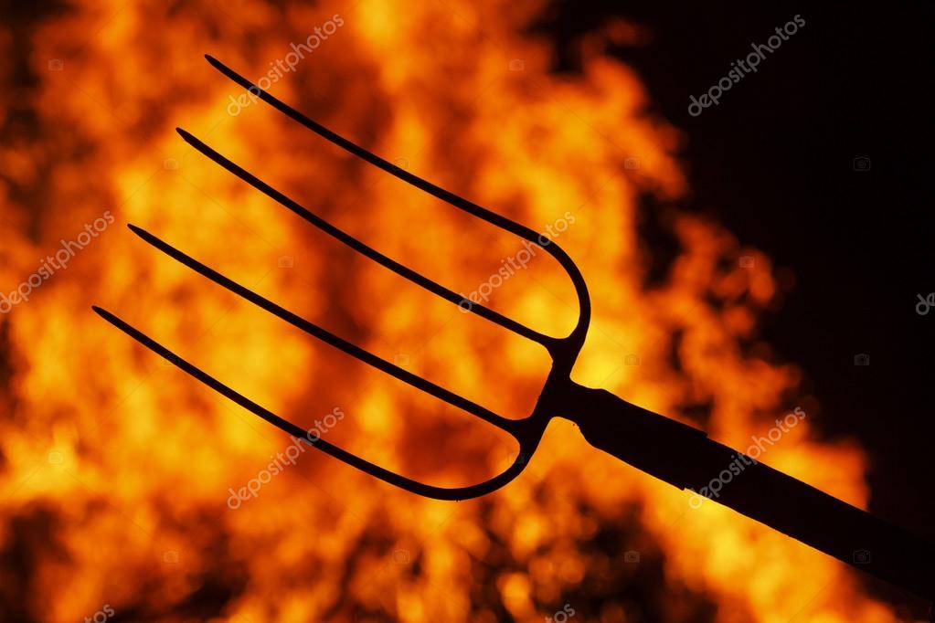 La orquilla de fuego...